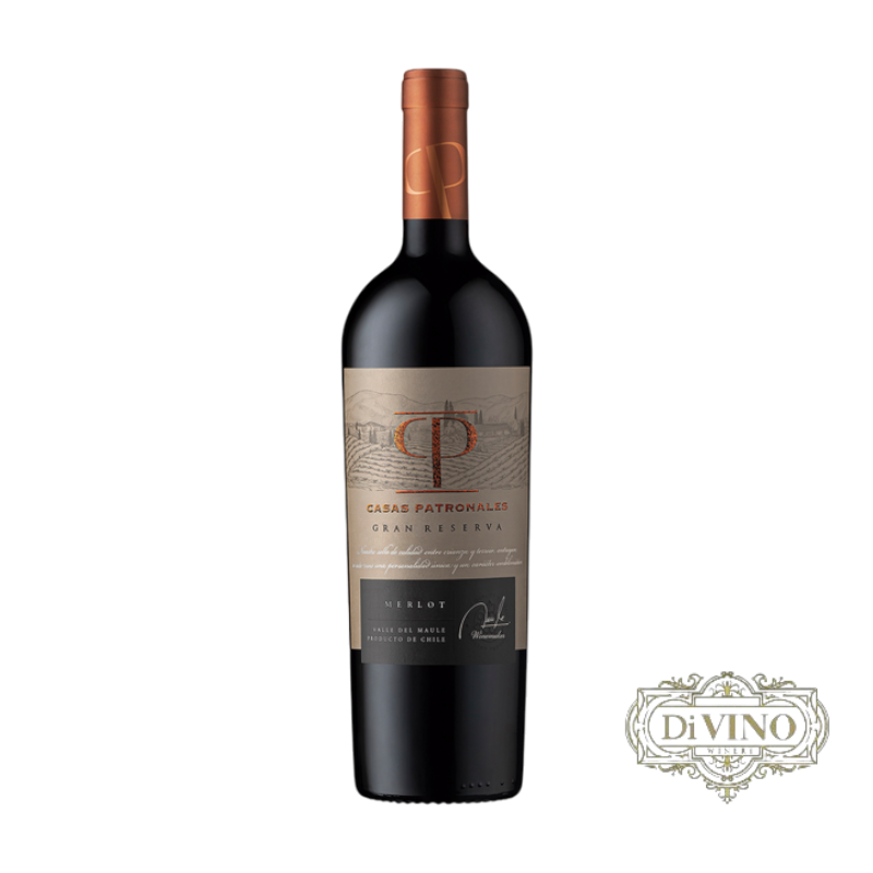 Casas Patronales, Gran Reserva Merlot, 750cc Casas Patronales, Gran Reserva Merlot, 750cc