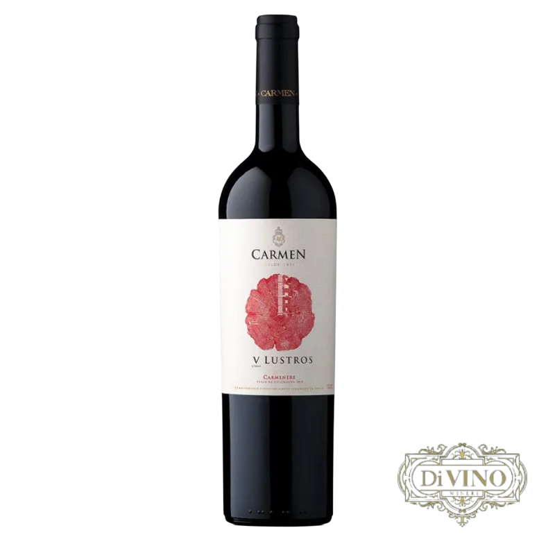Carmen V Lustros Carmenere 750 cc