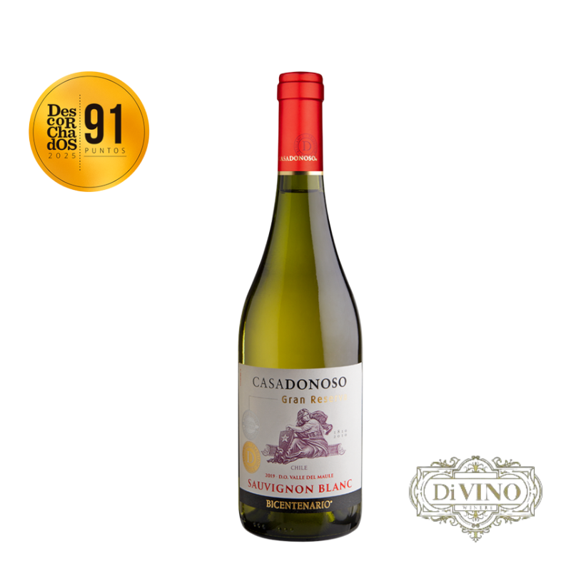 Casa Donoso Bicentenario Gran Reserva Sauvignon Blanc, 750cc Casa Donoso Bicentenario Gran Reserva Sauvignon Blanc, 750cc