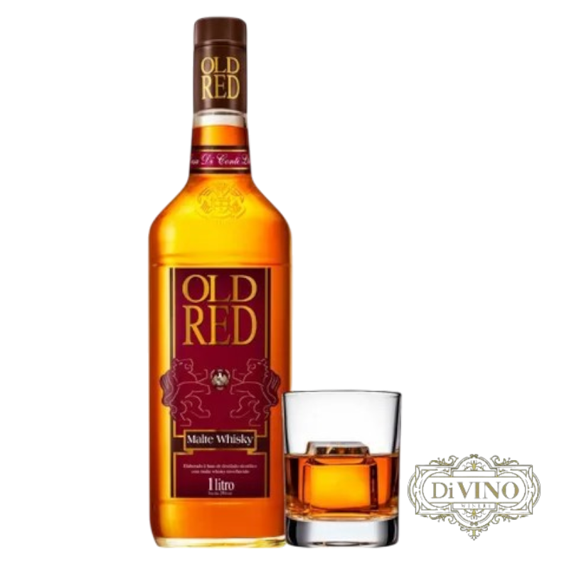 Whisky Old Red Litro + Vaso